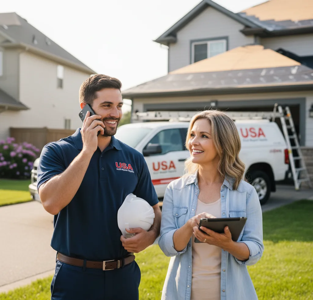 USA Roof Repair Experts customer support in Inkster